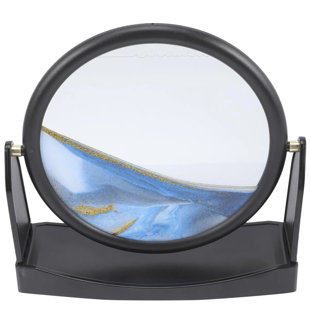 TOYANDONA Tableau Art du Sable Mouvant pour Décoration de Bureau Peinture de Sable Fluide avec Couleurs Intérieures Fraîches