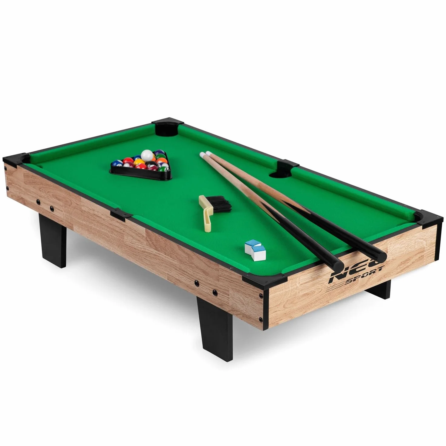 Neo-Sport Table de Jeu 4 en 1, Jeux de Baby-Foot, Hockey sur air, Billard, ping-Pong, 43 x 82 x 32 cm