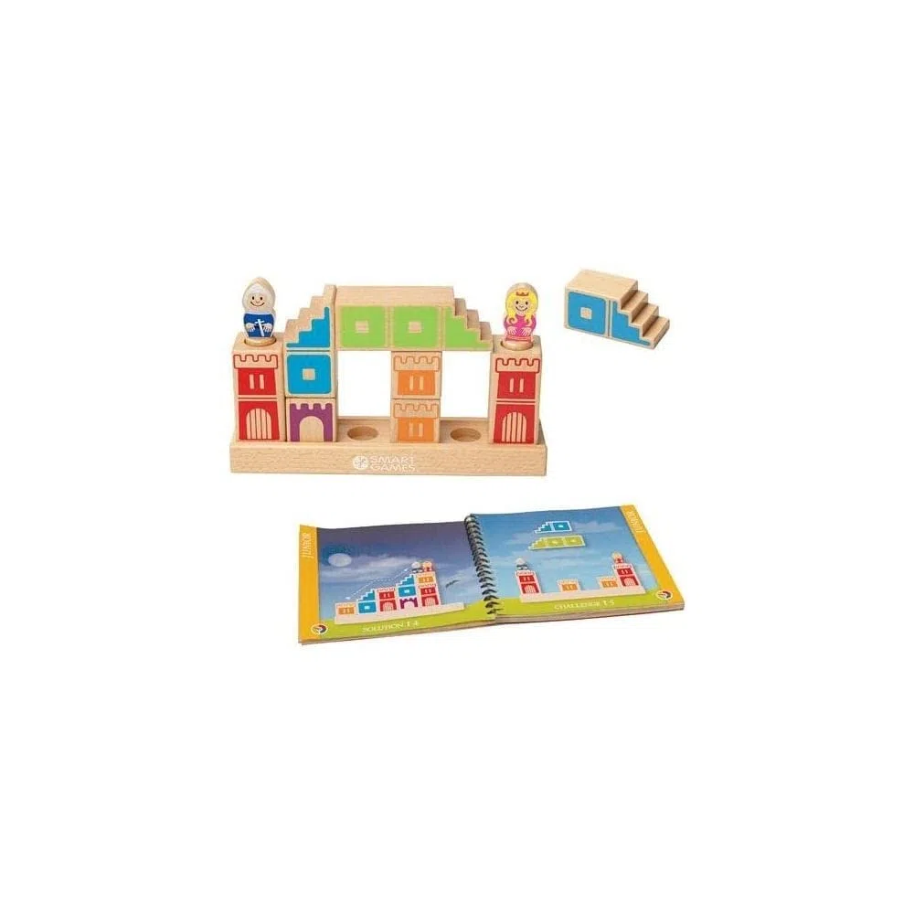 smart games - Camelot Jr, Preschool Puzzle Game with 48 Challenges, 4-9 Years, 24 x 6 x 24 cm (LxWxH)