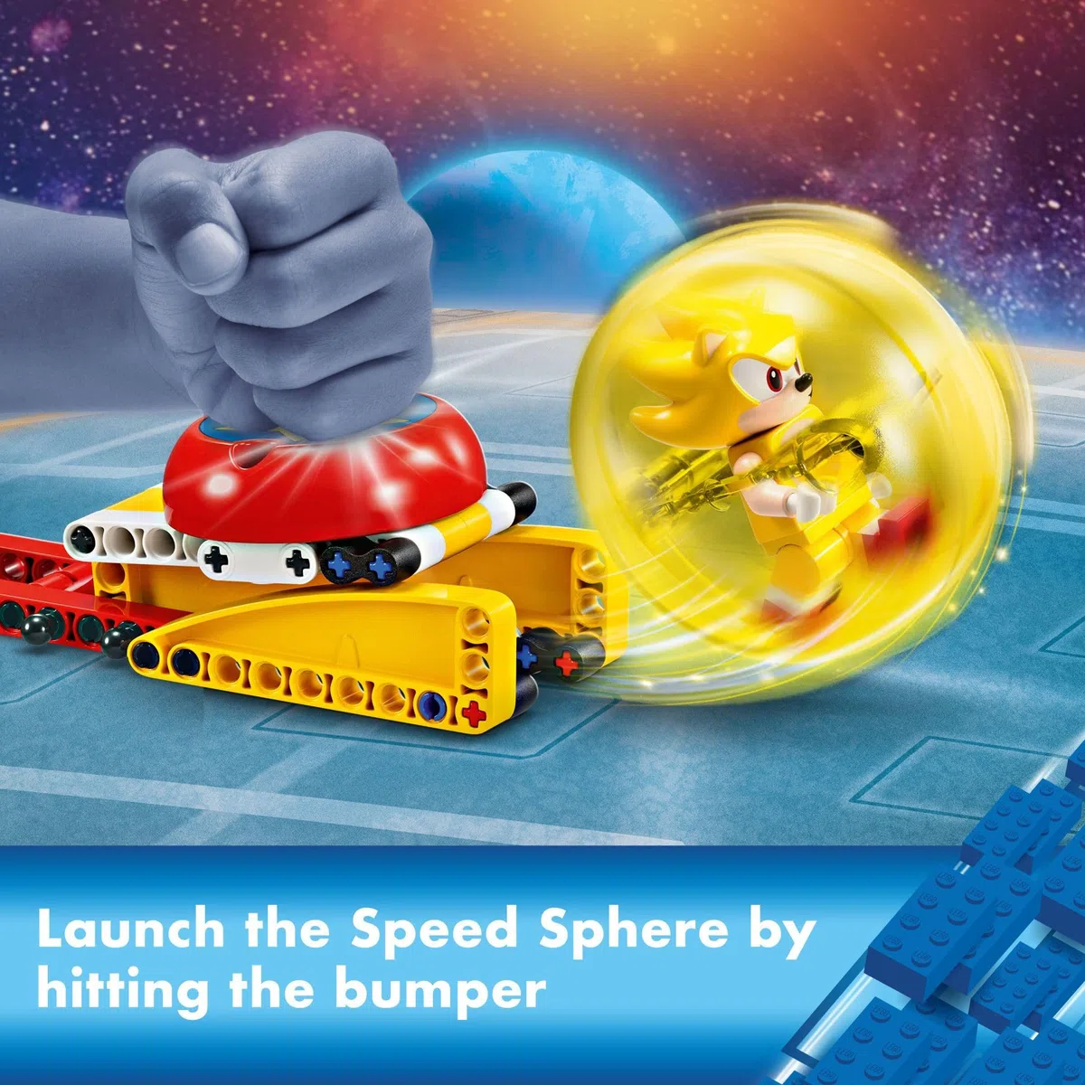 Lego Sonic The Hedgehog : Super Sonic vs. Egg Drillster Jouet de Jeu avec Ombre et Dr. Eggman, Jeu de Construction Super sonique pour garçons et Filles à partir de 8 Ans, 76999