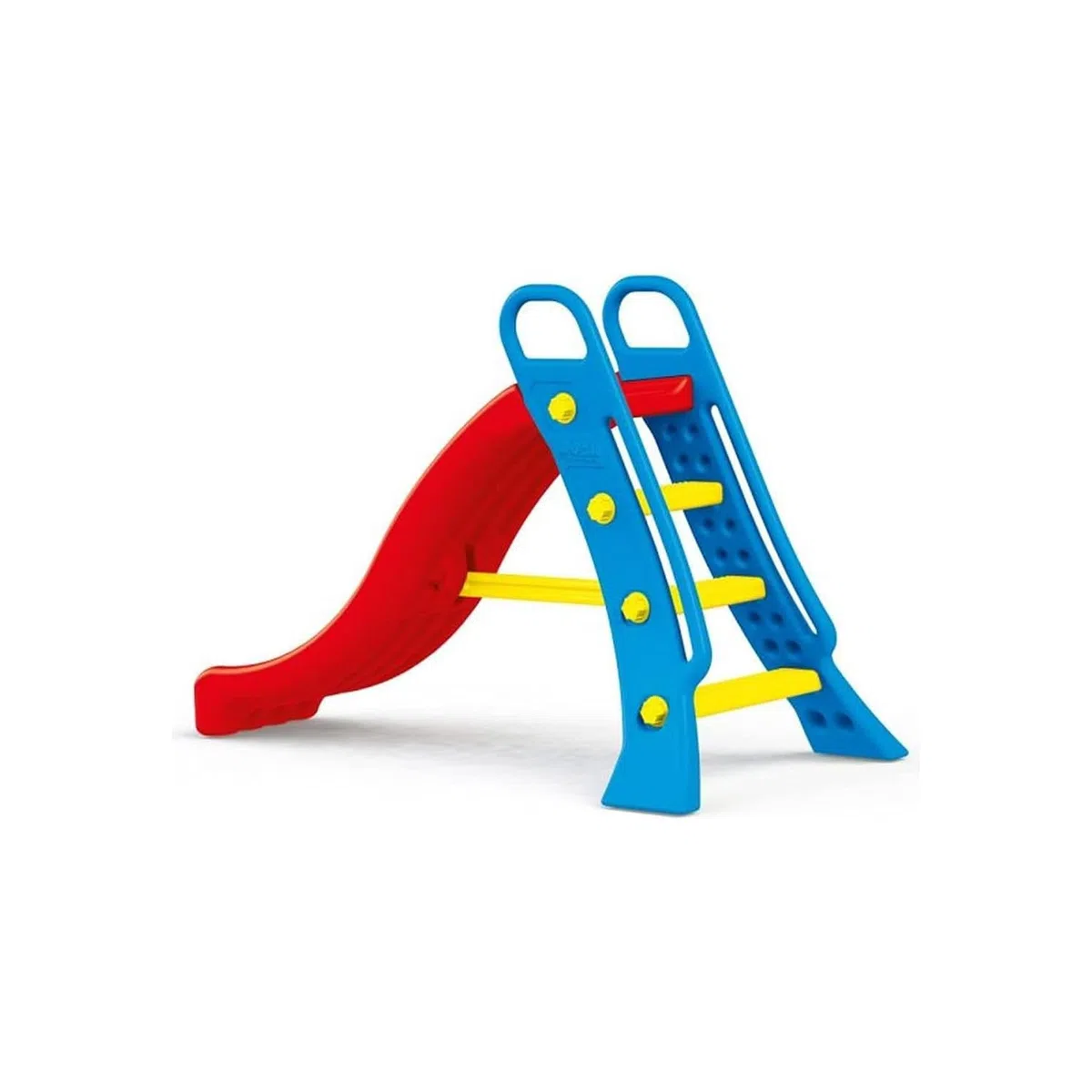 Dolu - Grand Toboggan 2 en 1 avec échelle Bleue et Descente Rouge autoportante pour Enfants pour intérieur et extérieur 104 x 165,5 x 77,5 cm (L x l x P)