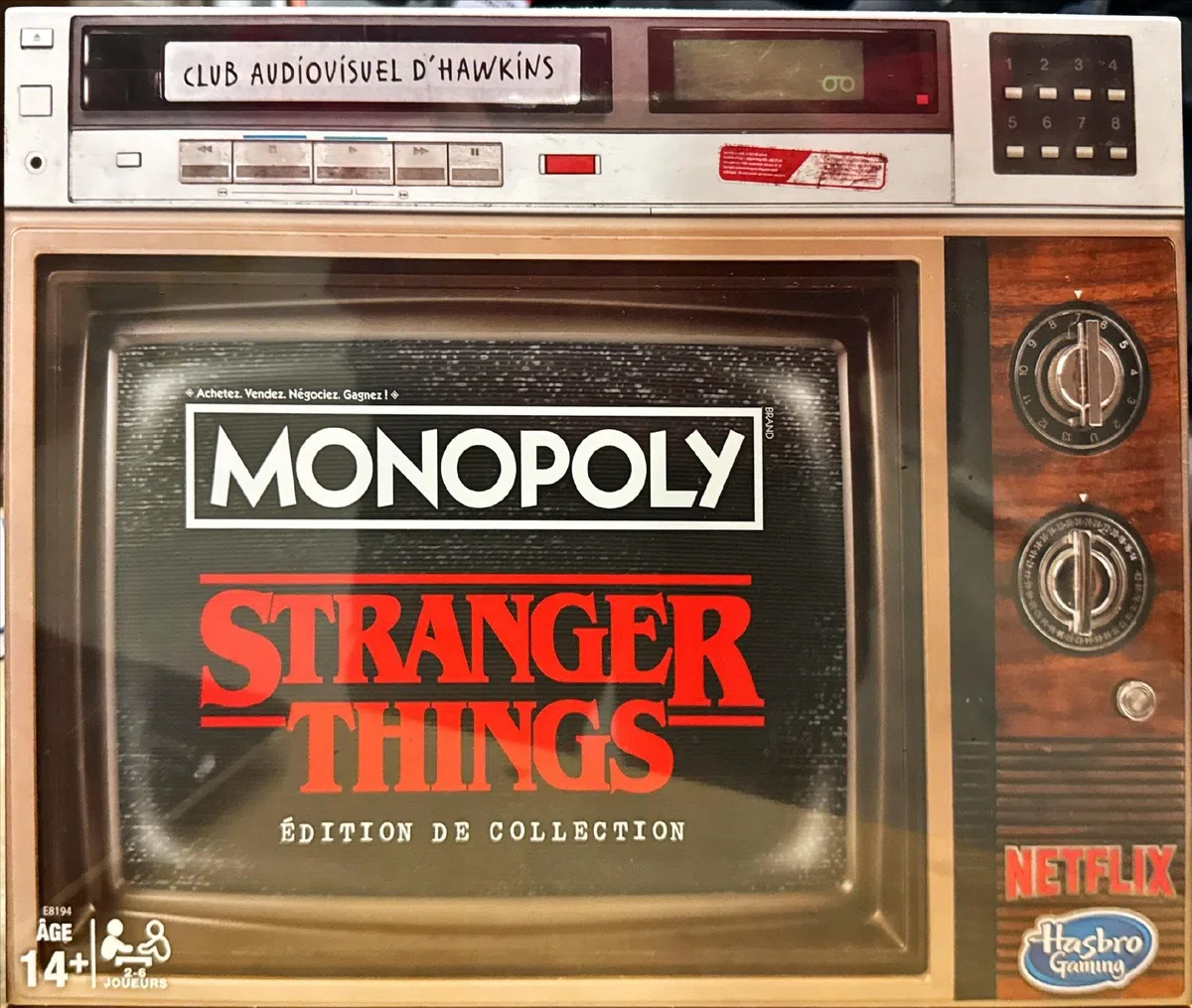Hasbro Monopoly Game Stranger Things Jeu de Société Édition Collector pour Enfants de 14 Ans et Plus, Version Française