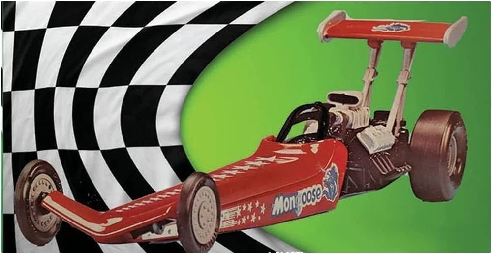 Atlantis- Kit Snap 1/32, American Rail Dragster modélisme, AMCH1120, Multicolore, Centre
