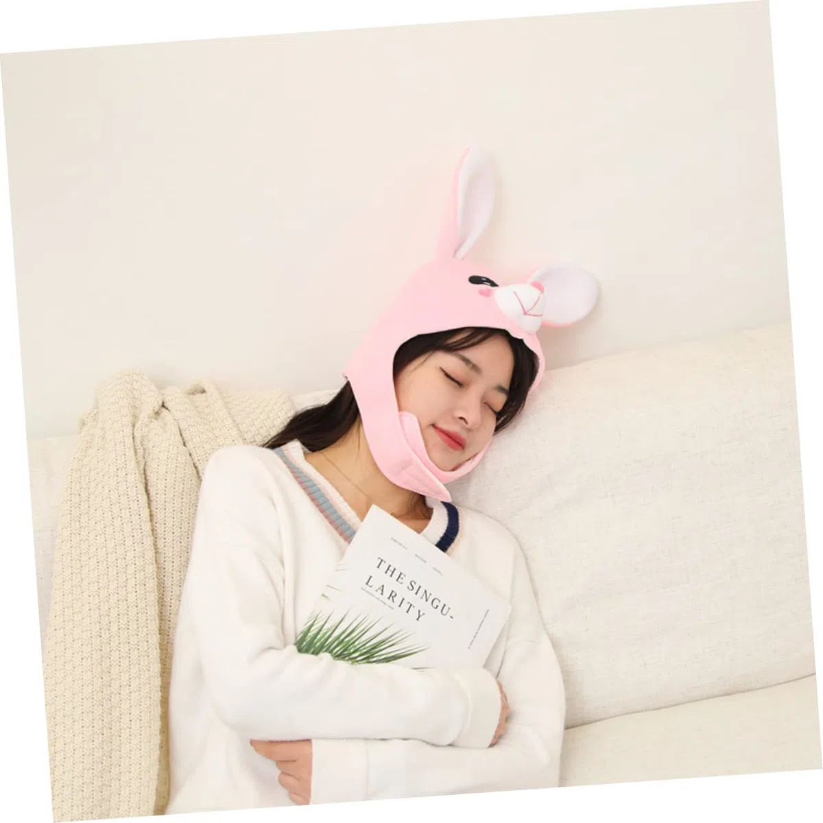 TOYANDONA 3 Pièces Couvre-chef De Lapin Oreilles Bonnet Oreille De Lapin Accessoires De Cosplay De Pâques Couvre-chef De Pâques Peluche Manquer Oreilles De Lapin Fille Déguisée En Lapin
