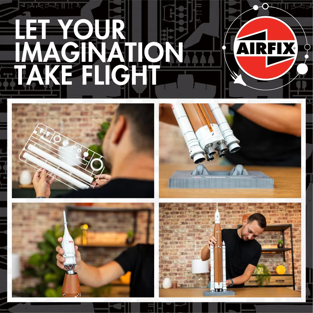 Airfix Coffret Cadeau A50202 SLS Artemis - Maquettes en Plastique, Kits de Construction de vaisseaux spatiaux pour Adultes et Enfants de 8 Ans et Plus