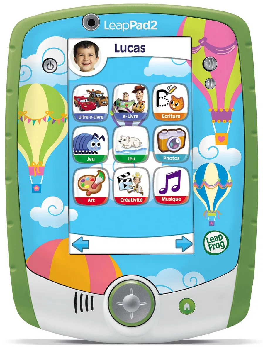 LeapFrog - 81407 - Jeu Educatif Electronique - Tablette Tactile Leappad 2+ Personnalisable - Vert