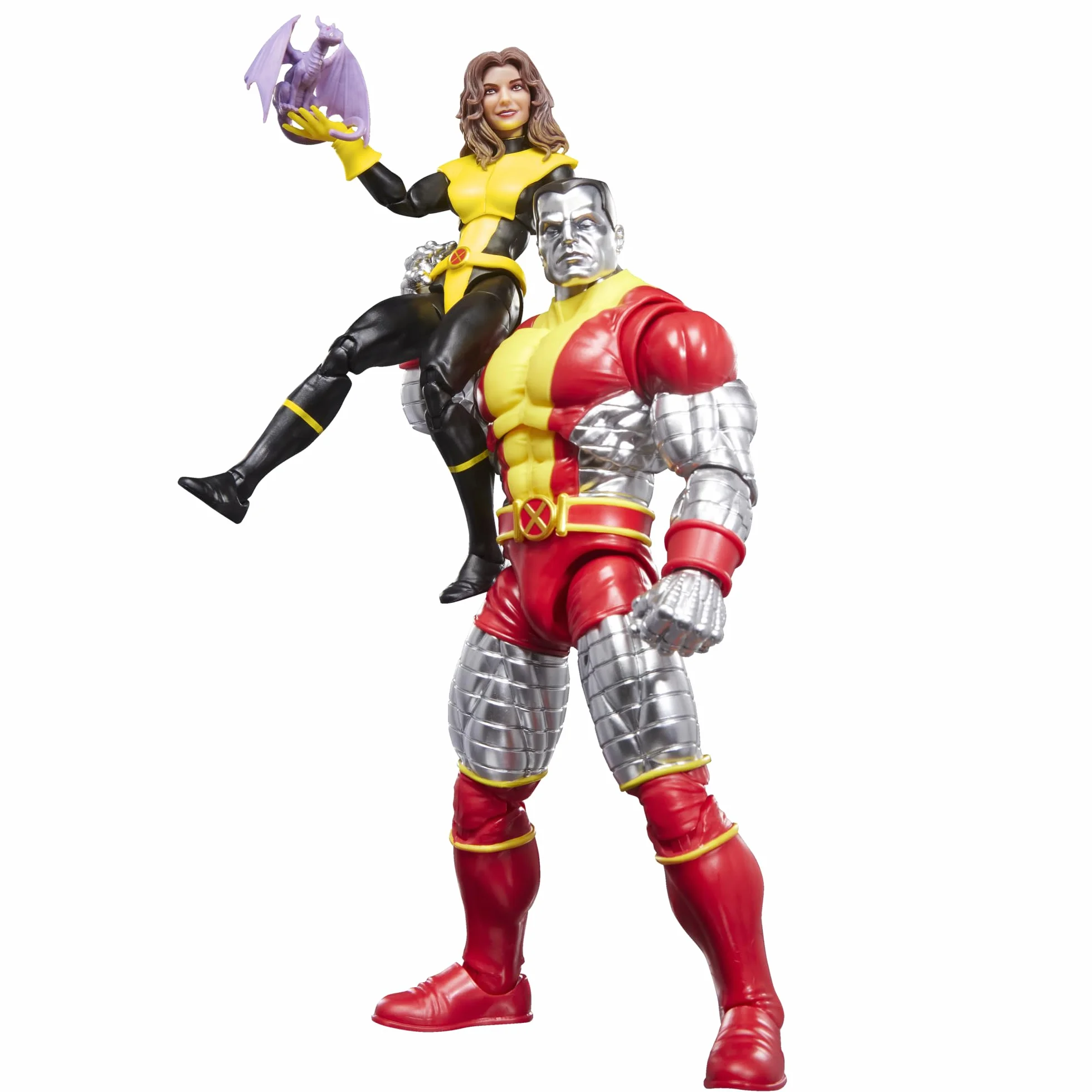 Marvel Legends Series X-Men Kitty Pryde et Marvel’s Colossus, 2 Figurines de Collection à l'échelle 15 cm des Bandes dessinées Astonishing X-Men