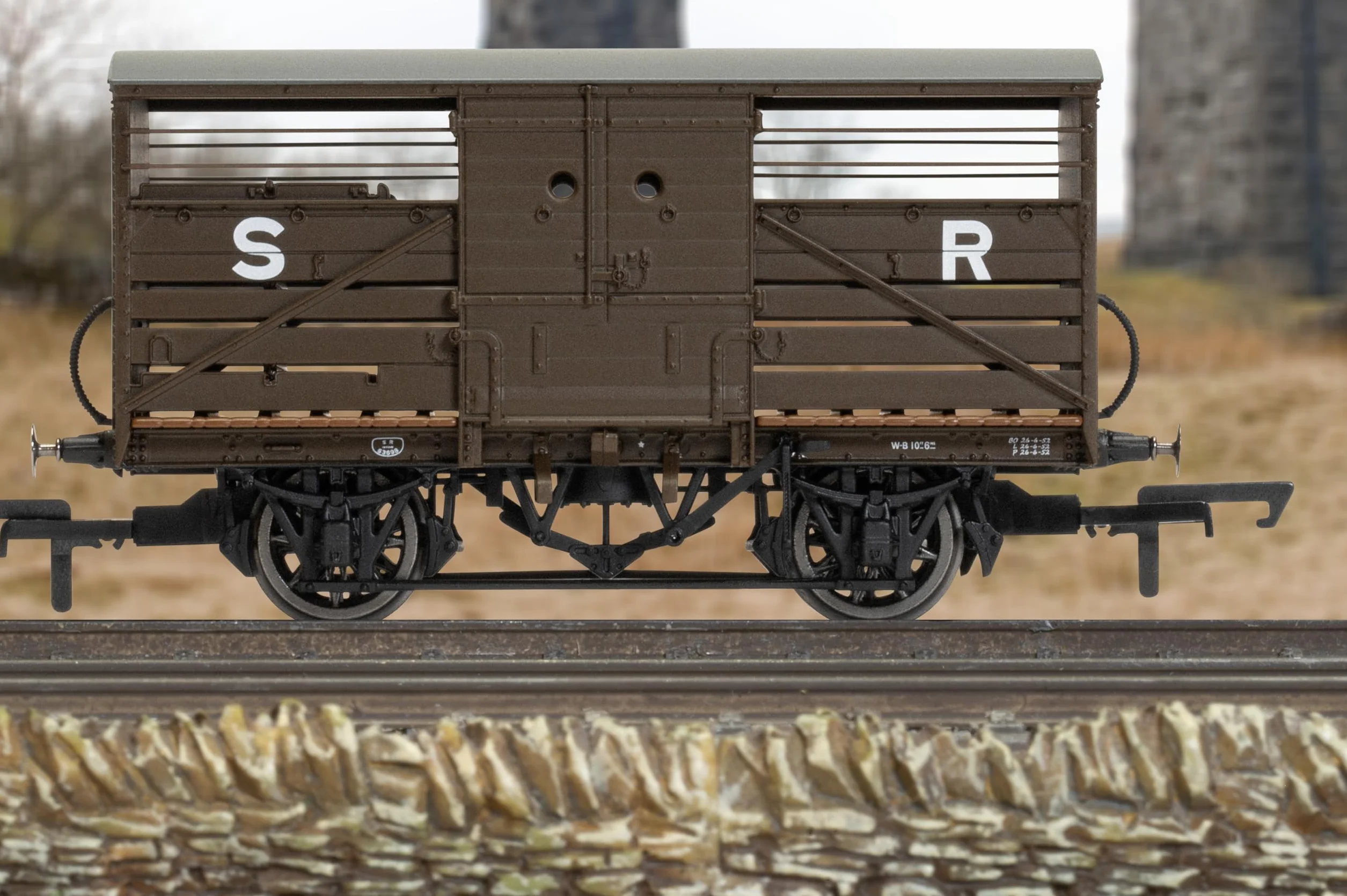 Hornby Wagon à bestiaux R60287 SR 53698 Wagons de fret