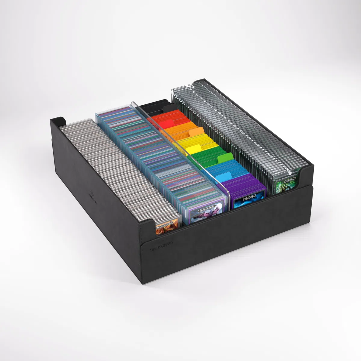 Gamegenic, Collectors' Lair 2000+ Solution de Rangement multifonctionnelle pour Collection de Cartes et boîtes de Deck Noir