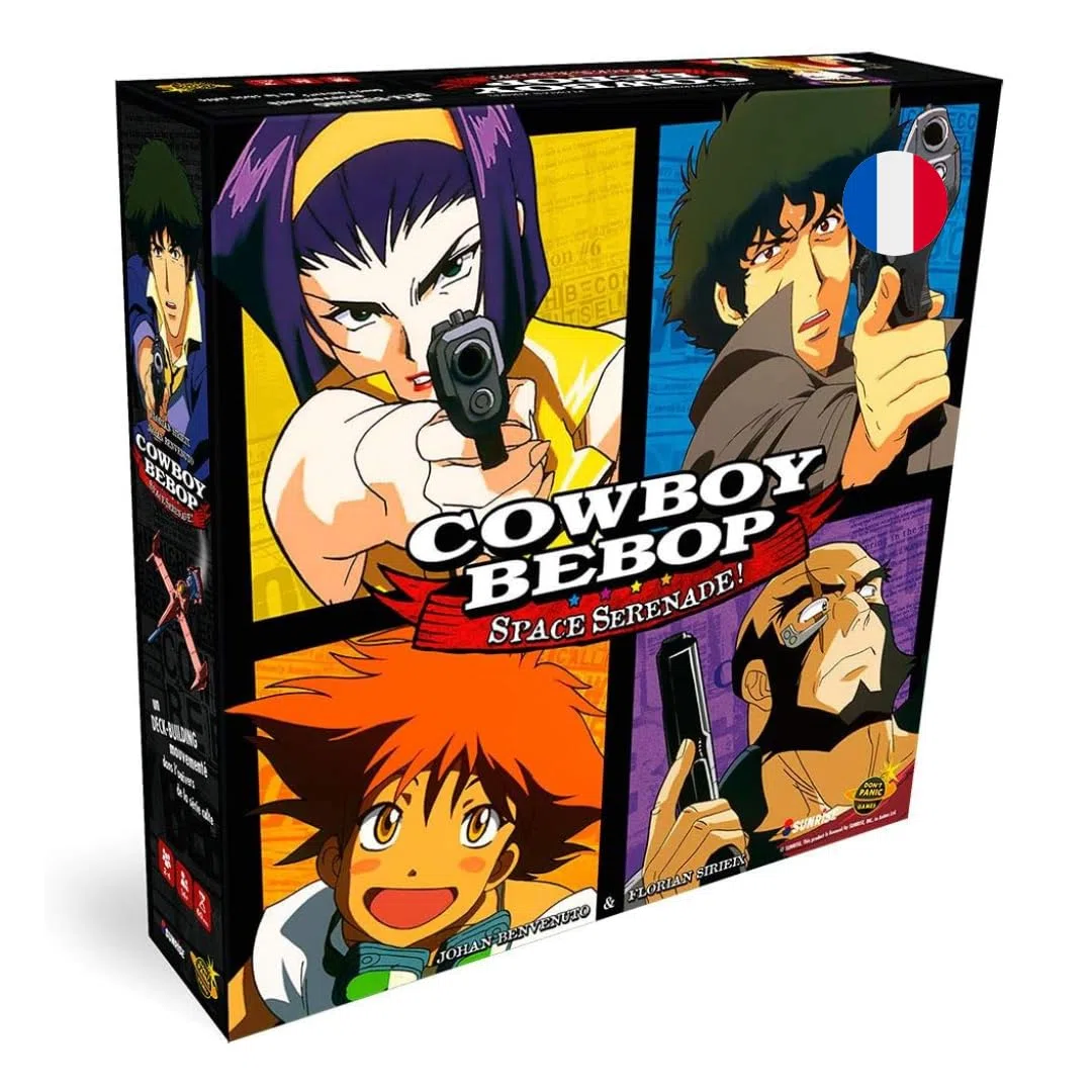 Don't Panic Games | Cowboy Bebop : Space Serenade | Jeu de société | À partir de 14 Ans | 2-4 Joueurs | 60 Minutes