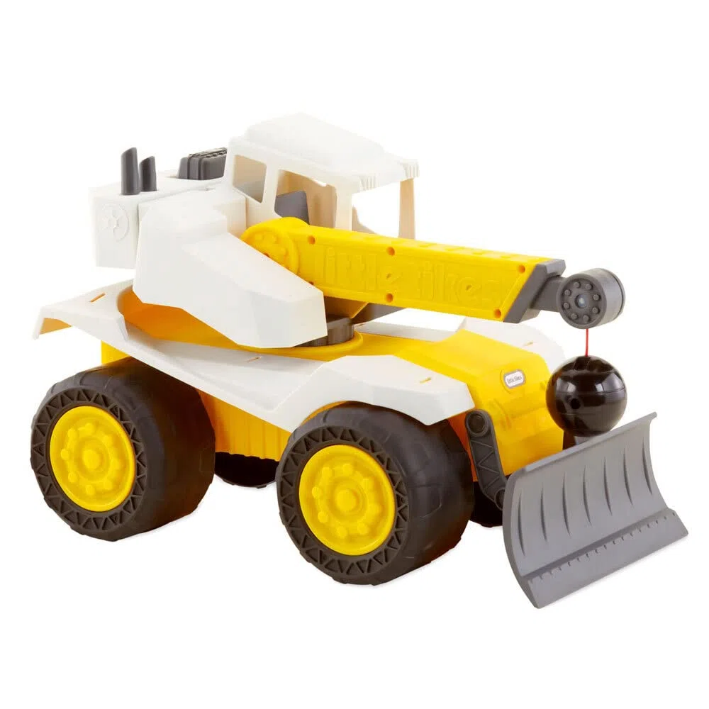 little tikes Dirt Diggers Tractopelle & Boulet de démolition – Intérieur/extérieur, Jouet de Construction – Facile à contrôler, divertissant, Encourage Les Jeux imaginatifs & Actifs – 2 Ans et +