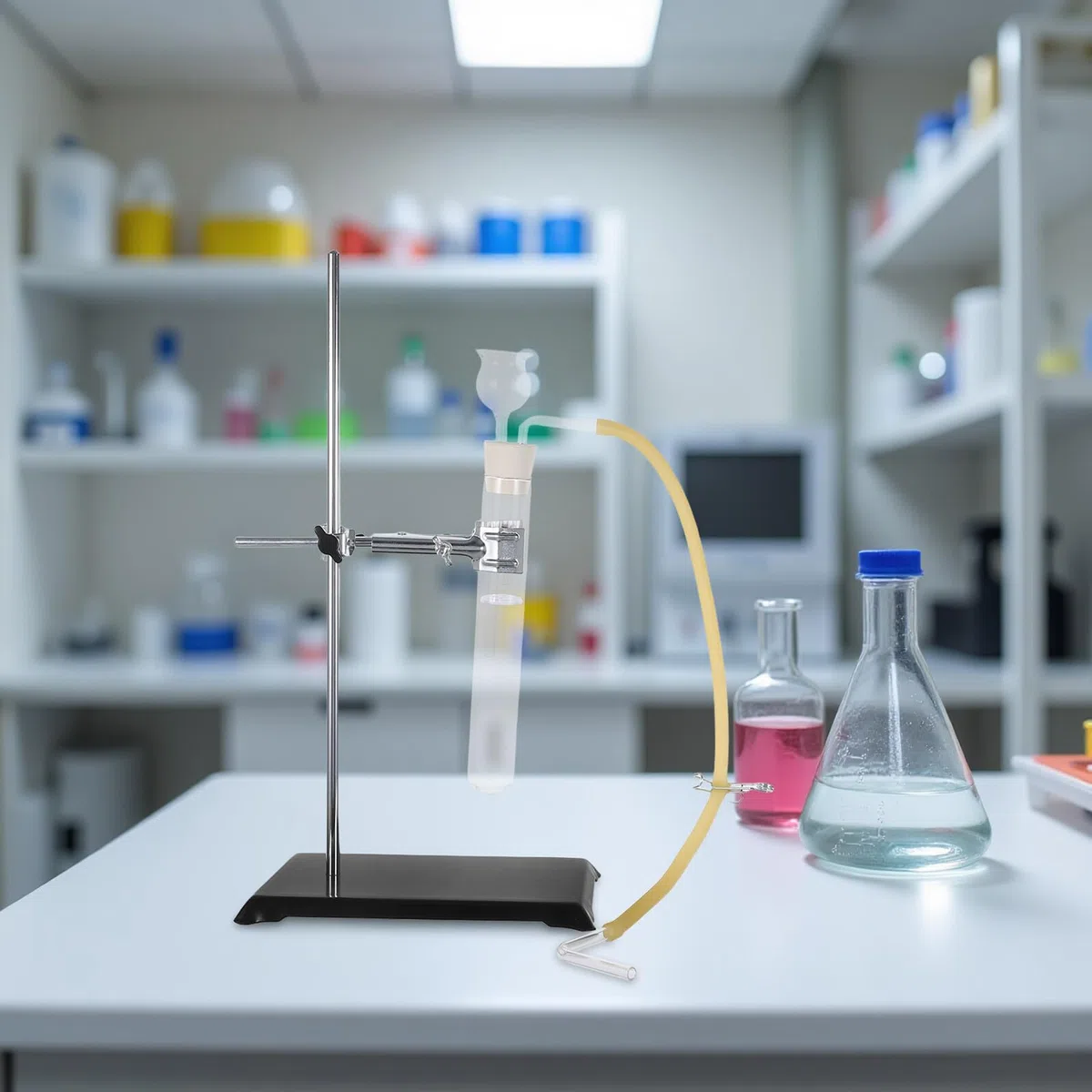 ULTECHNOVO Kit de Laboratoire Appareil de Production d'Hydrogène et Dioxyde de Carbone Portable Compact en Matériaux Stables pour Enseignement Scientifique et Démonstrations Pédagogiques