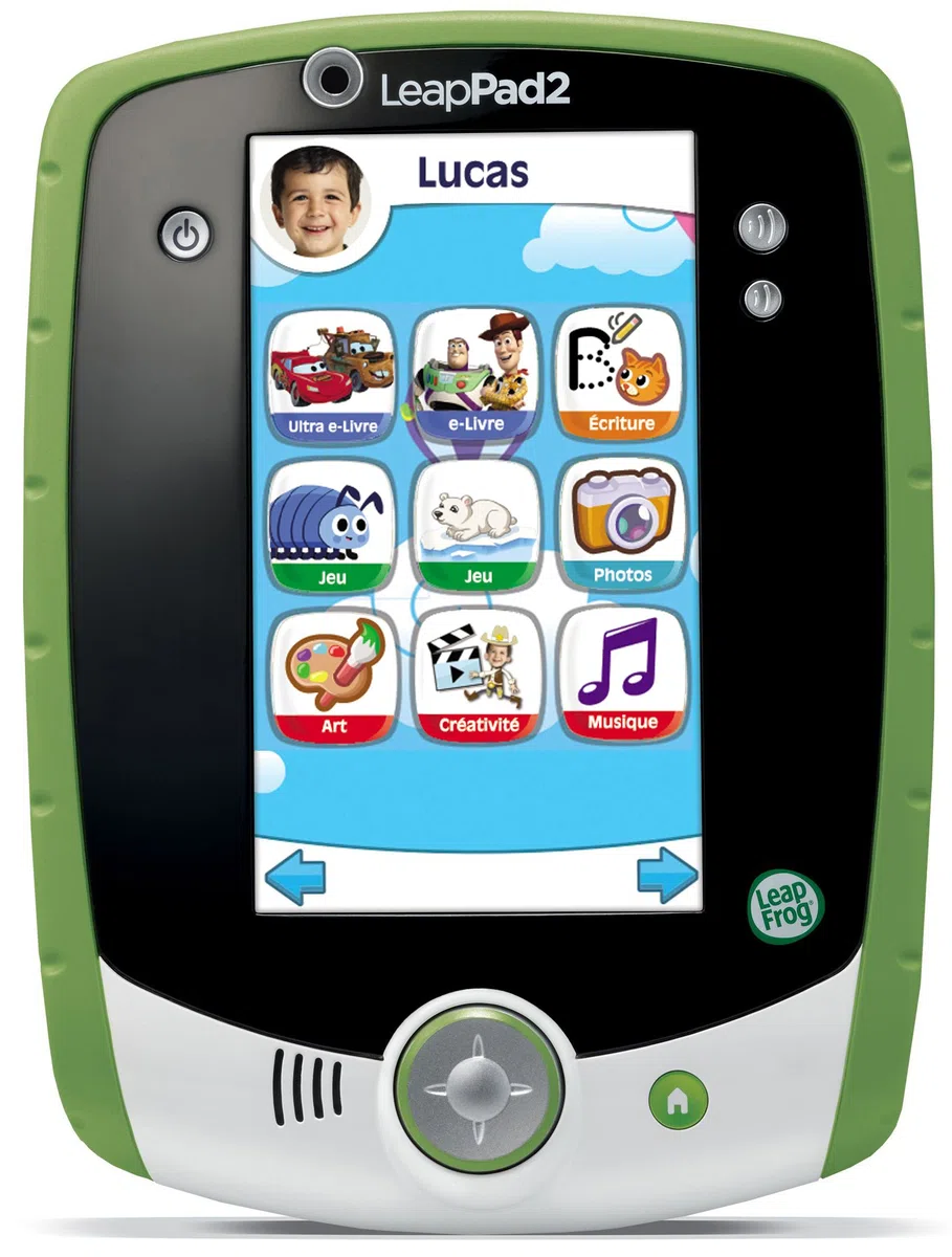 LeapFrog - 81407 - Jeu Educatif Electronique - Tablette Tactile Leappad 2+ Personnalisable - Vert