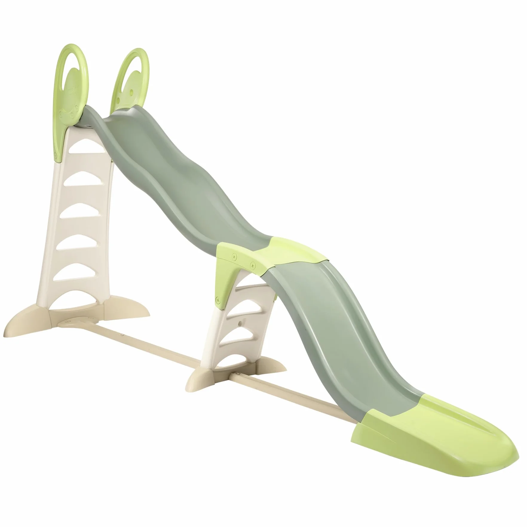 Smoby Life - Toboggan Super Megagliss - Evolutif 2 en 1 - Glisse de 170 à 360 cm - Echelle avec Mains Courantes, Marches Antidérapantes - Matière Recyclée - A Partir de 2 Ans - Fabrication Française
