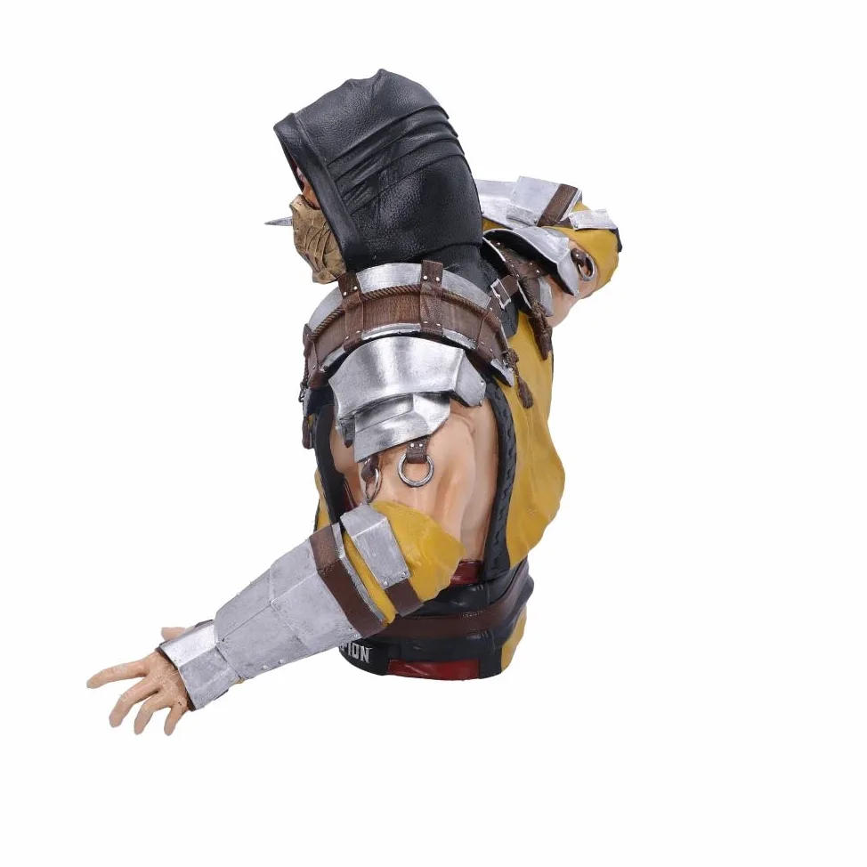 Nemesis Now Buste Scorpion sous Licence Officielle Mortal Kombat Jaune 29,5 cm Résine