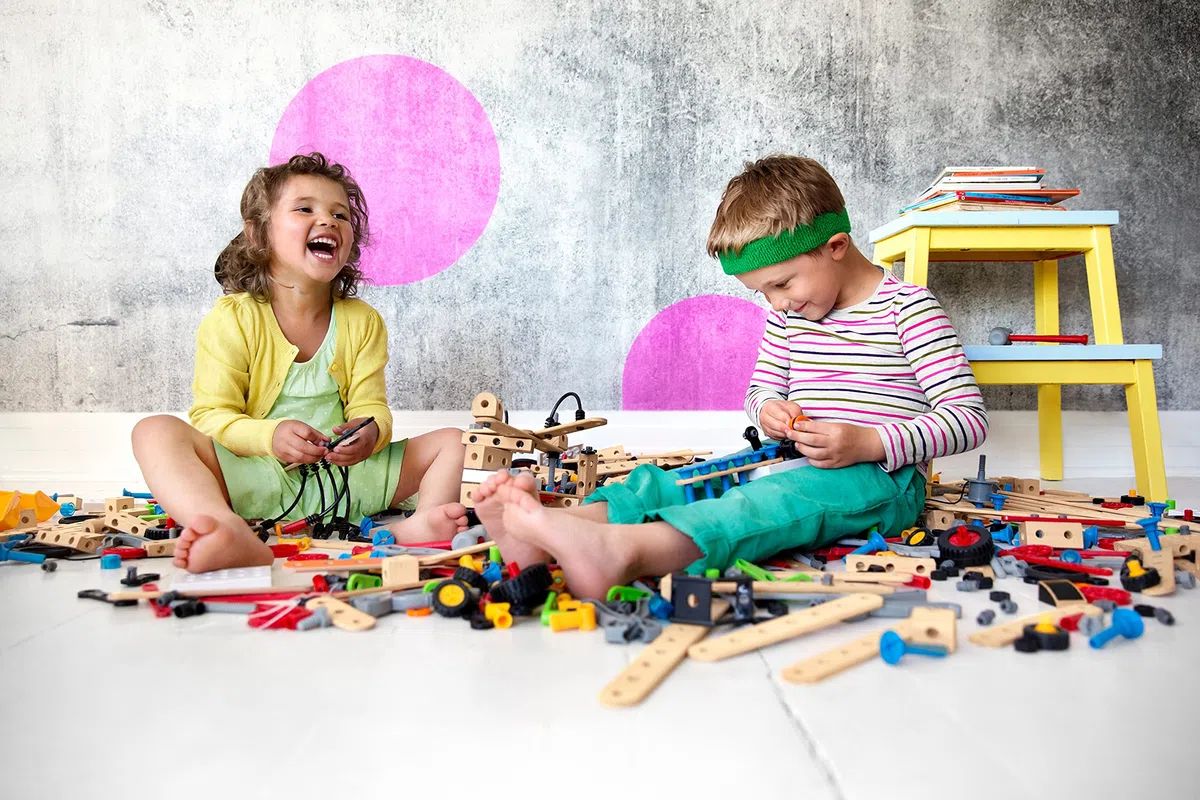 BRIO Builder - 34591 - Coffret Builder et Moteur - 120 pièces - Jeu de construction STEM -Créations libres ou guidées - Pour garcons et filles à partir de 3 ans