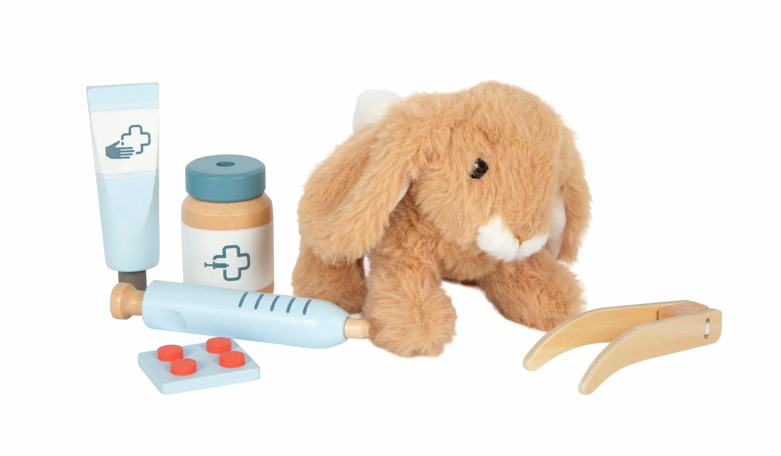 Small Foot Trousse de vétérinaire avec Lapin, avec Accessoires, Enfants à partir de 3 Ans, 12737