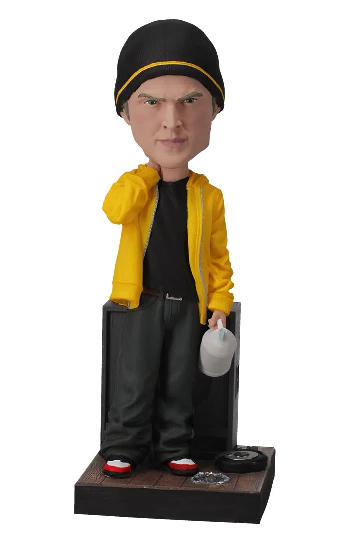 Royal Bobbles Breaking Bad Jesse Pinkman Bobblehead, Figurine réaliste en polyrésine de qualité supérieure, numéro de série Unique, détails Exquis