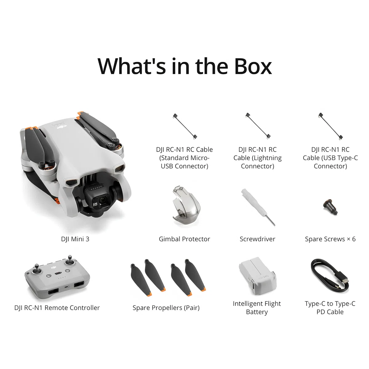 DJI Mini 3 – Mini drone caméra léger et pliable avec vidéo 4K HDR, temps de vol de 38 minutes, Prise verticale réelle et fonctions intelligentes | Vidéo 4K HDR, temps de vol de 38 minutes, transmission vidéo jusqu'à 10 km, prise de vue verticale, retour a