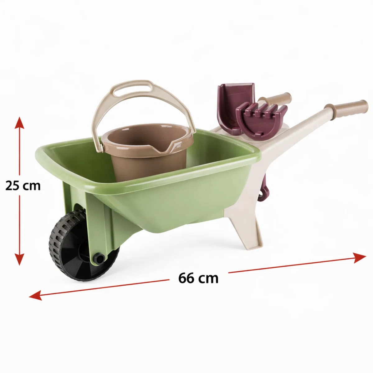 Dantoy - Green Garden - Wheelbarrow Set (4723)