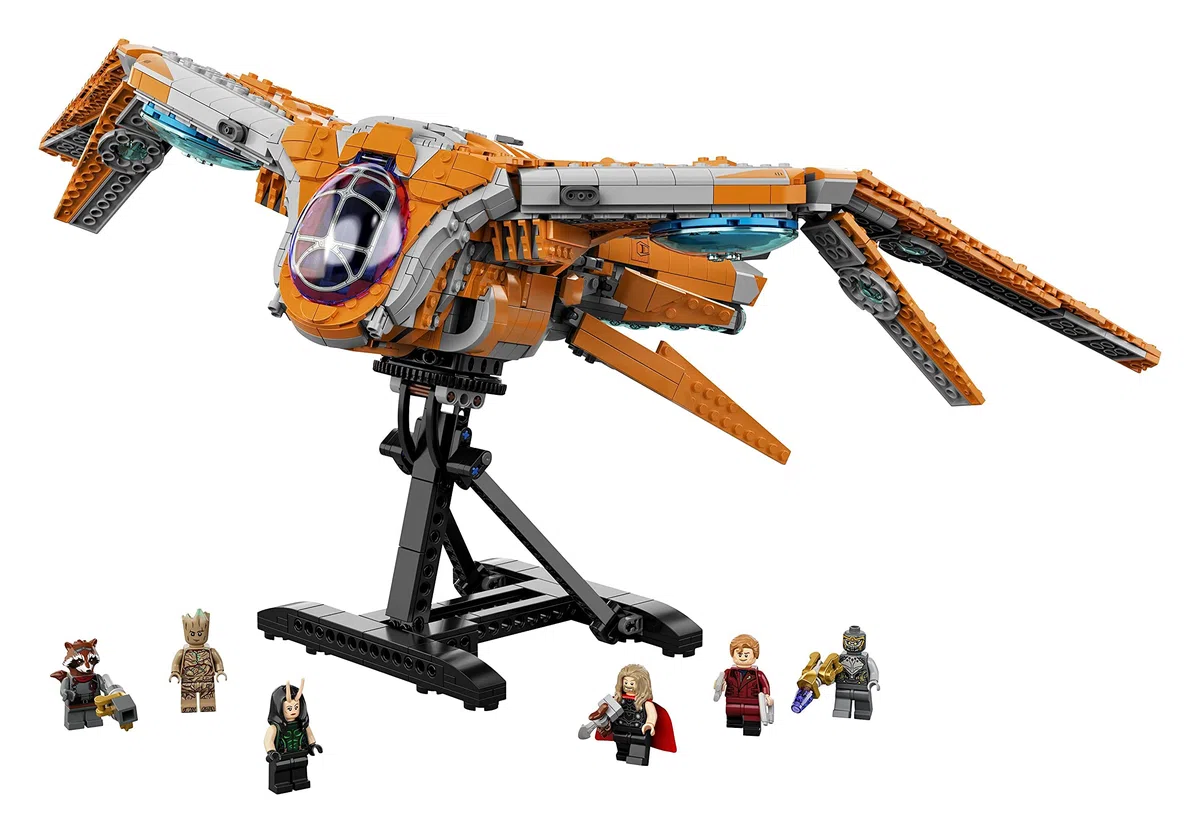 LEGO 76193 Marvel Le Vaisseau des Gardiens de la Galaxie – Jouet Avengers Jeu de Construction avec Mini Figurines Thor & Star-Lord