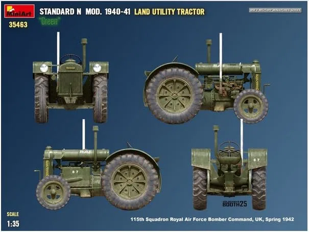 Miniart 1:35 - Tracteur Utilitaire terrestre N Green Mod 1940-41