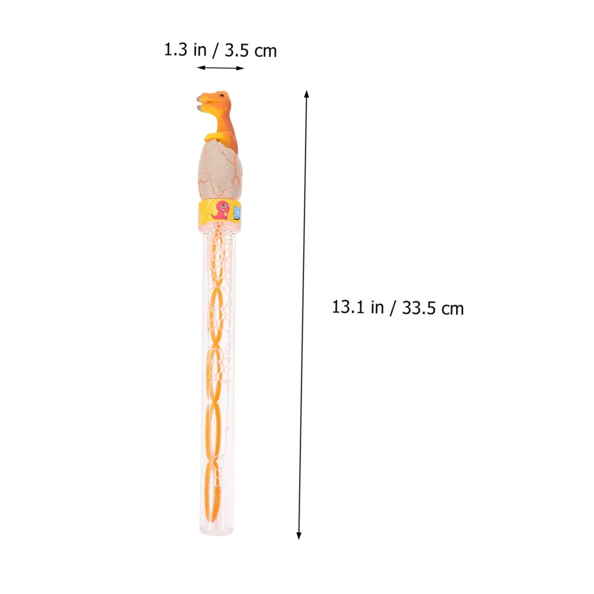 Bâtonnets à Bulles Dinosaure 34cm, Lot de 4 en Plastique