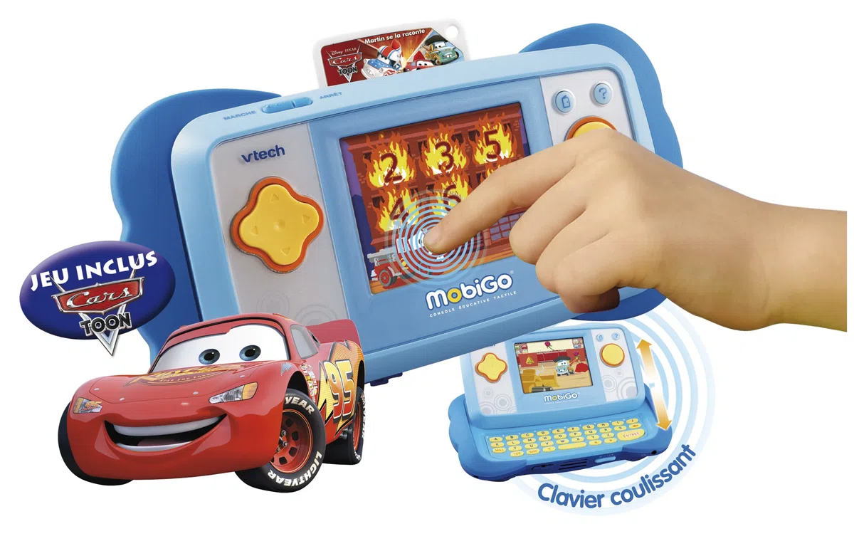 Vtech - 115815 - Jeu Educatif Electronique - Console Mobigo + Jeu Cars Toon