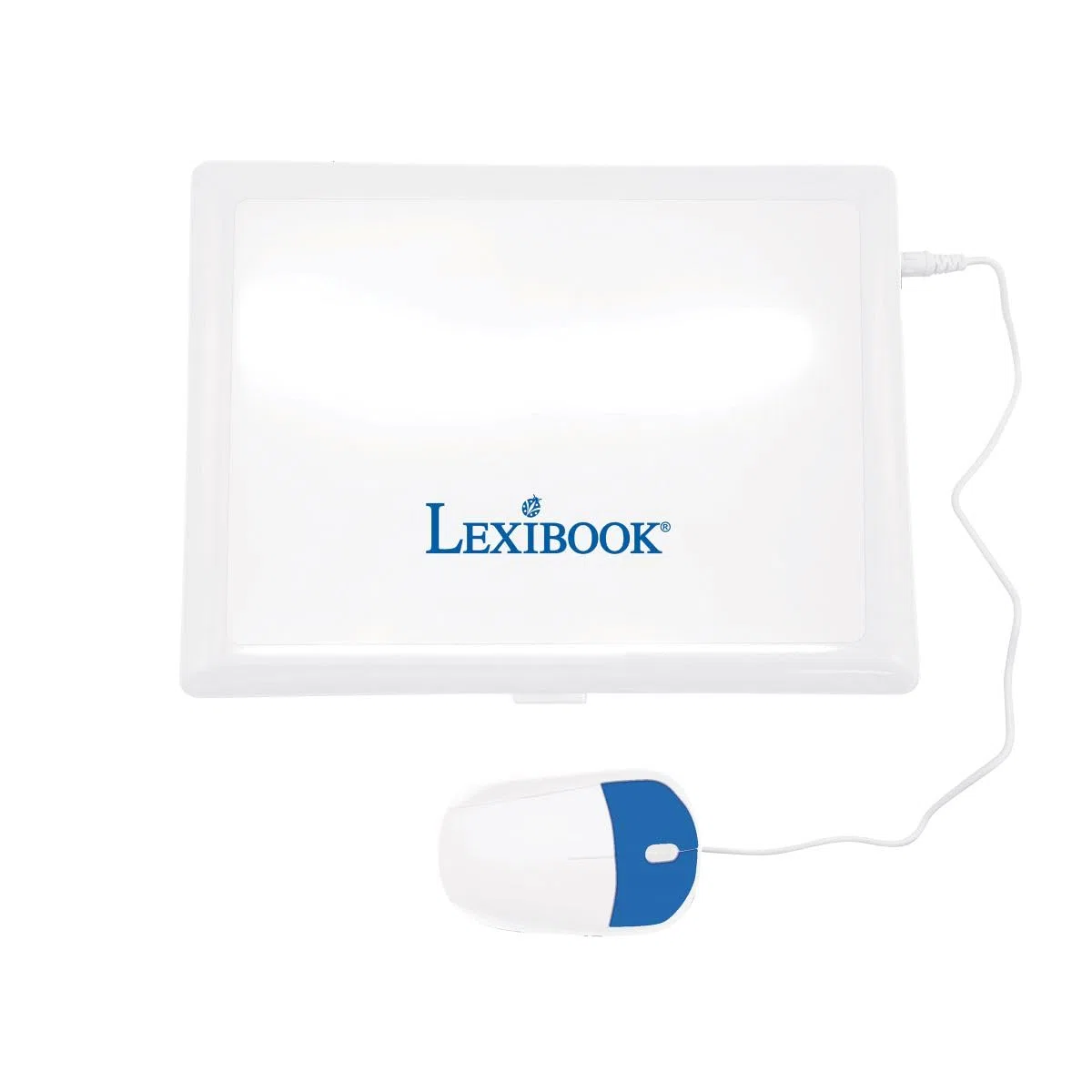 Lexibook, Ordinateur Portable éducatif bilingue, Anglais et Espagnol, 164 activités d'apprentissage, écran LCD, Clavier, Jeux Amusants et découverte, Bleu, JC601i2LXB