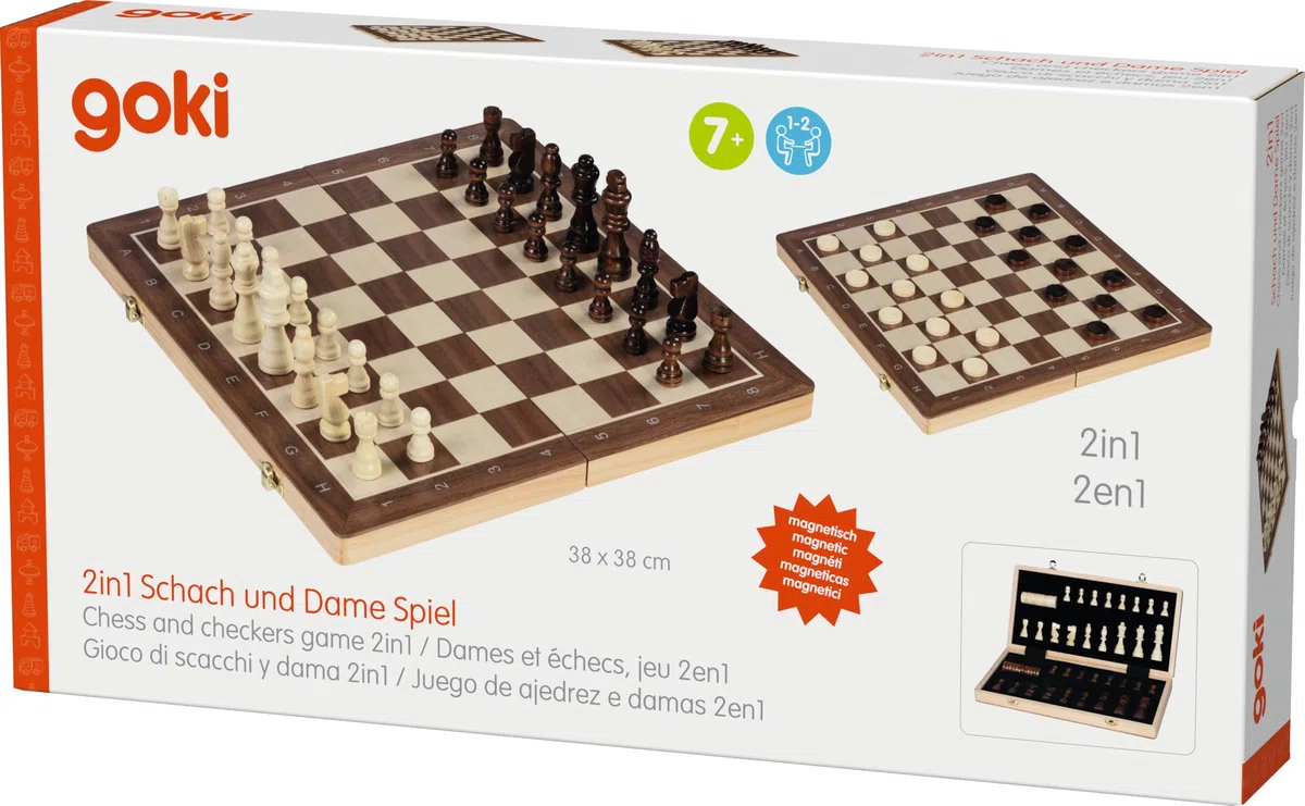 Schach/Dame Spiel 2in1, per St