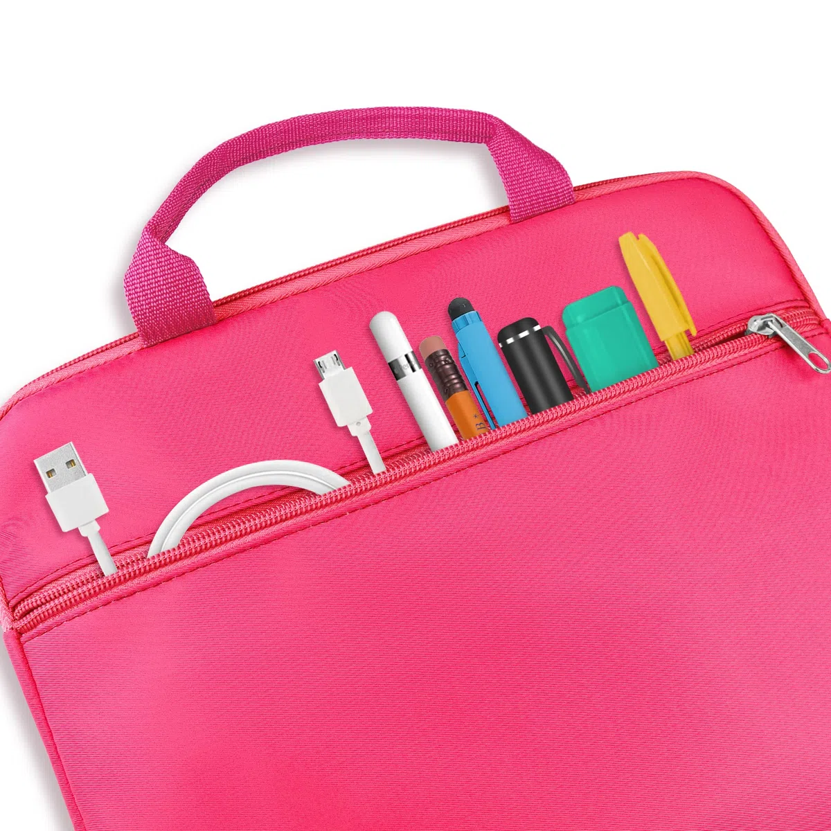 Annmore Sac pour Lexibook Ordinateur Éducatif Bilingue, Rose | Compatible avec VTech - Storio MAX XL 2.0