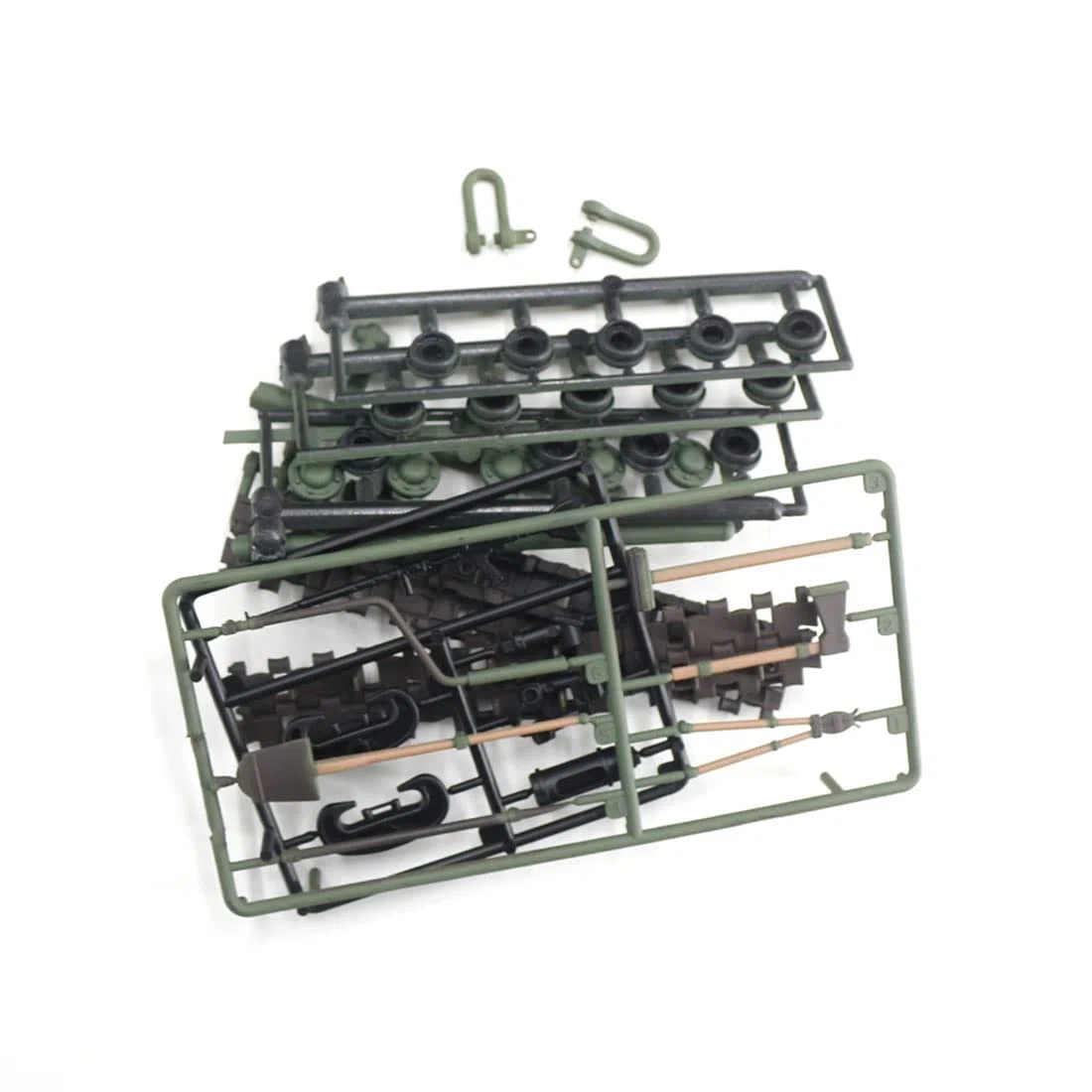 YUTT Réservoirs RC pour adultes, 1/16 2,4 G RC allemand Jagdpanther Tank Destroyer Véhicule Modèle Jouets Cadeaux avec sons lumineux (Version de base/vert camouflage)