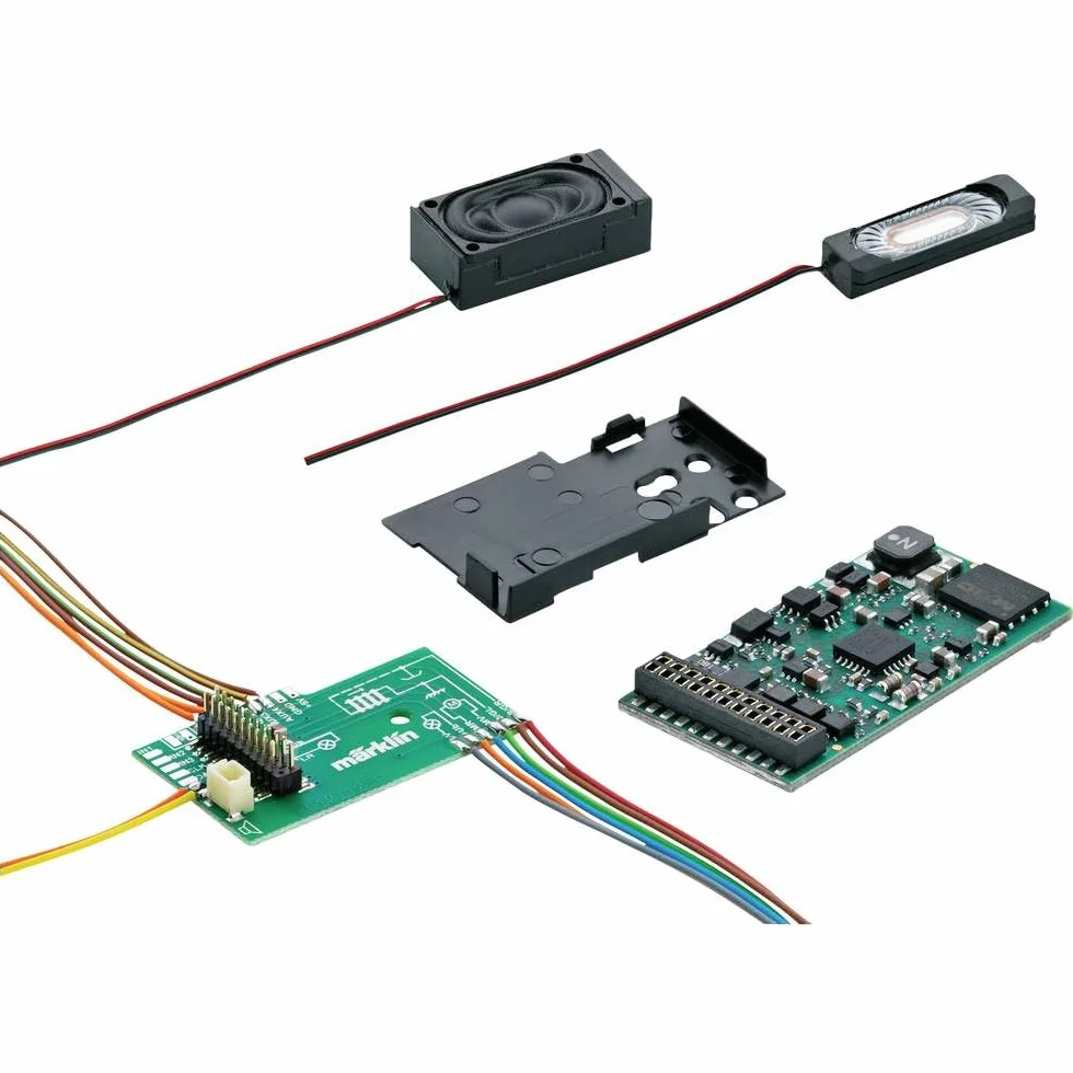 Märklin 60975 - Décodeur de Son mSD/3 Locomotive à Vapeur avec Circuit imprimé Multicolore