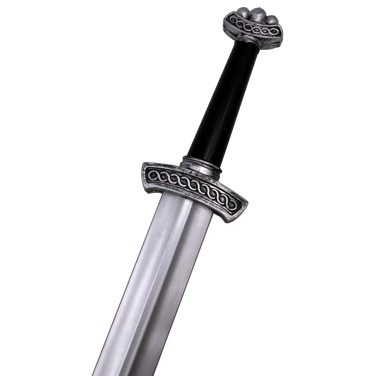 LOOYAR Vikings - Épée médiévale en mousse de polyuréthane - Pour berserker - Chevalier - Guerrier - Jeu de bataille - Halloween - Cosplay - 104,1 cm - Fer noir