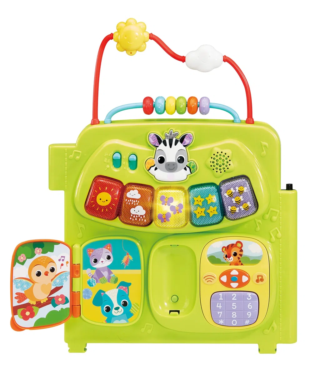 VTech Centre de Jeu Baby Discovery - 3 Modes de Jeu - Amusant - Jouet Musical - Convient aux Enfants de 3, 6, 9 Mois et Plus, Version Anglaise