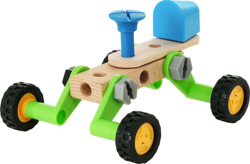 BRIO Builder - 34587 - Coffret Evolution Builder - 136 pièces - Jeu de construction STEM - Sans pile - Créations libres ou guidées - Pour garcons et filles dès 3 ans