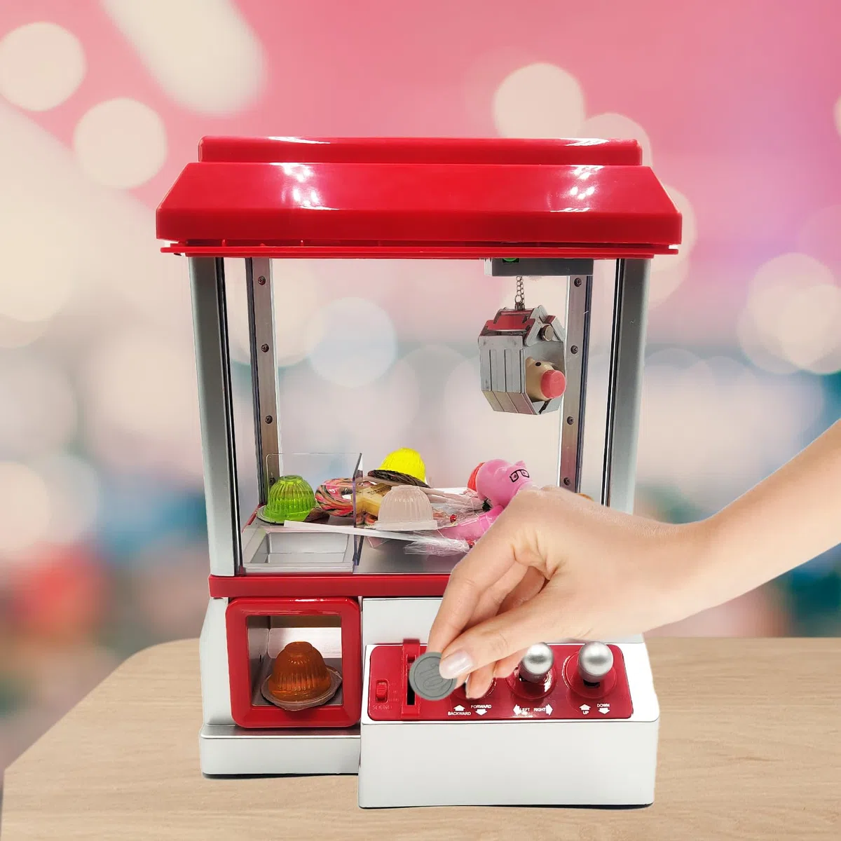 Candy Grabber - Le Plaisir sucré pour Petits et Grands - Mad Monkey, Rouge, Gris