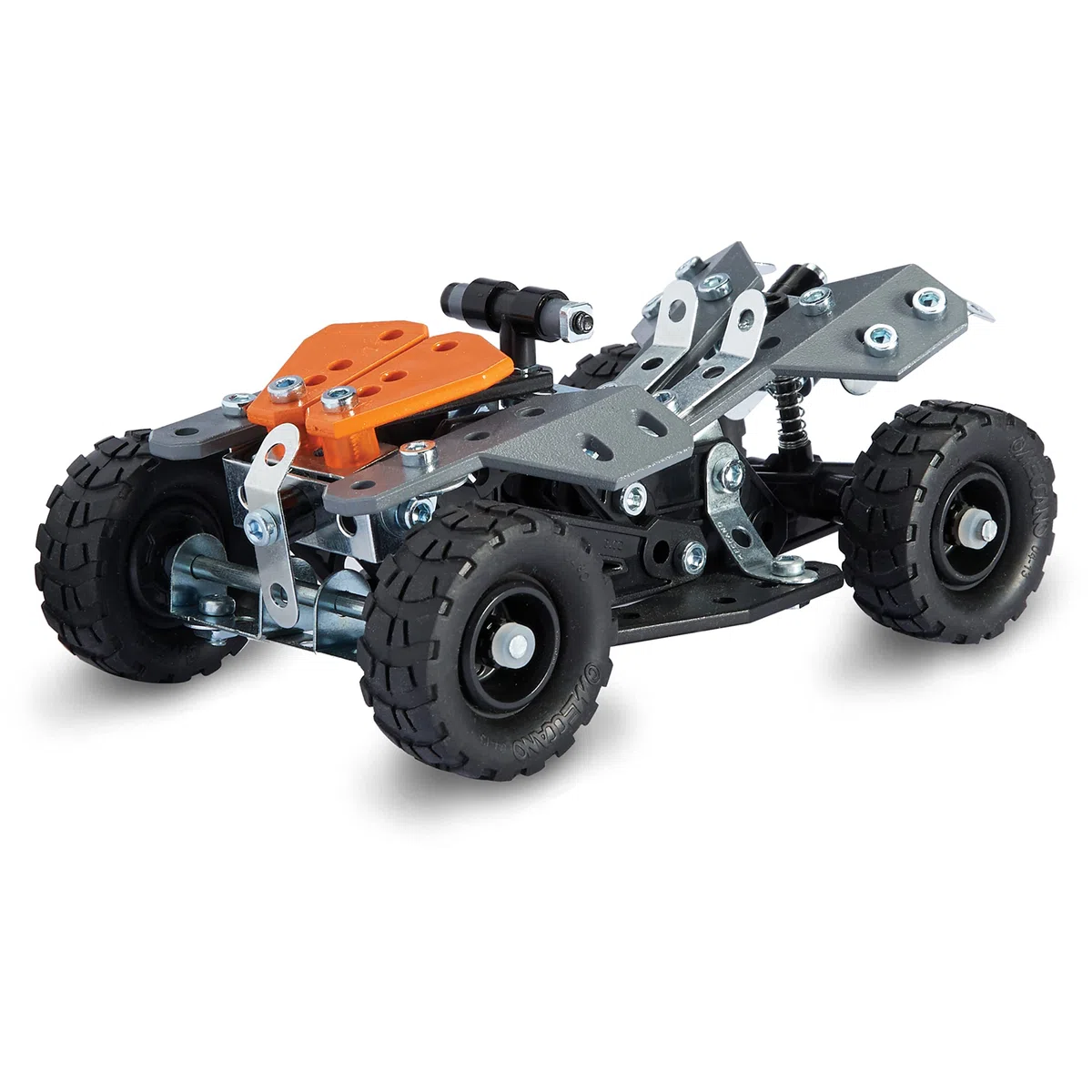 MECCANO - 4X4 SUV DE Course 10 MODÈLES - 10 Modèles Différents de Véhicules A Construire avec Direction et Suspensions - 225 Pièces Et 2 Outils - Jeu de Construction - Jouet Enfant 8 Ans et +
