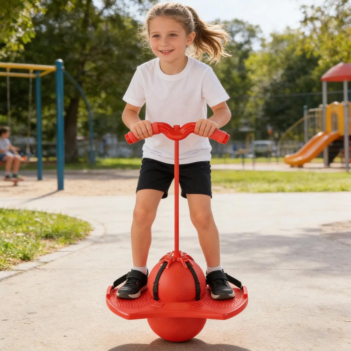 Ballon sauteur de l'équilibre avec une poignée Jouet de fitness
