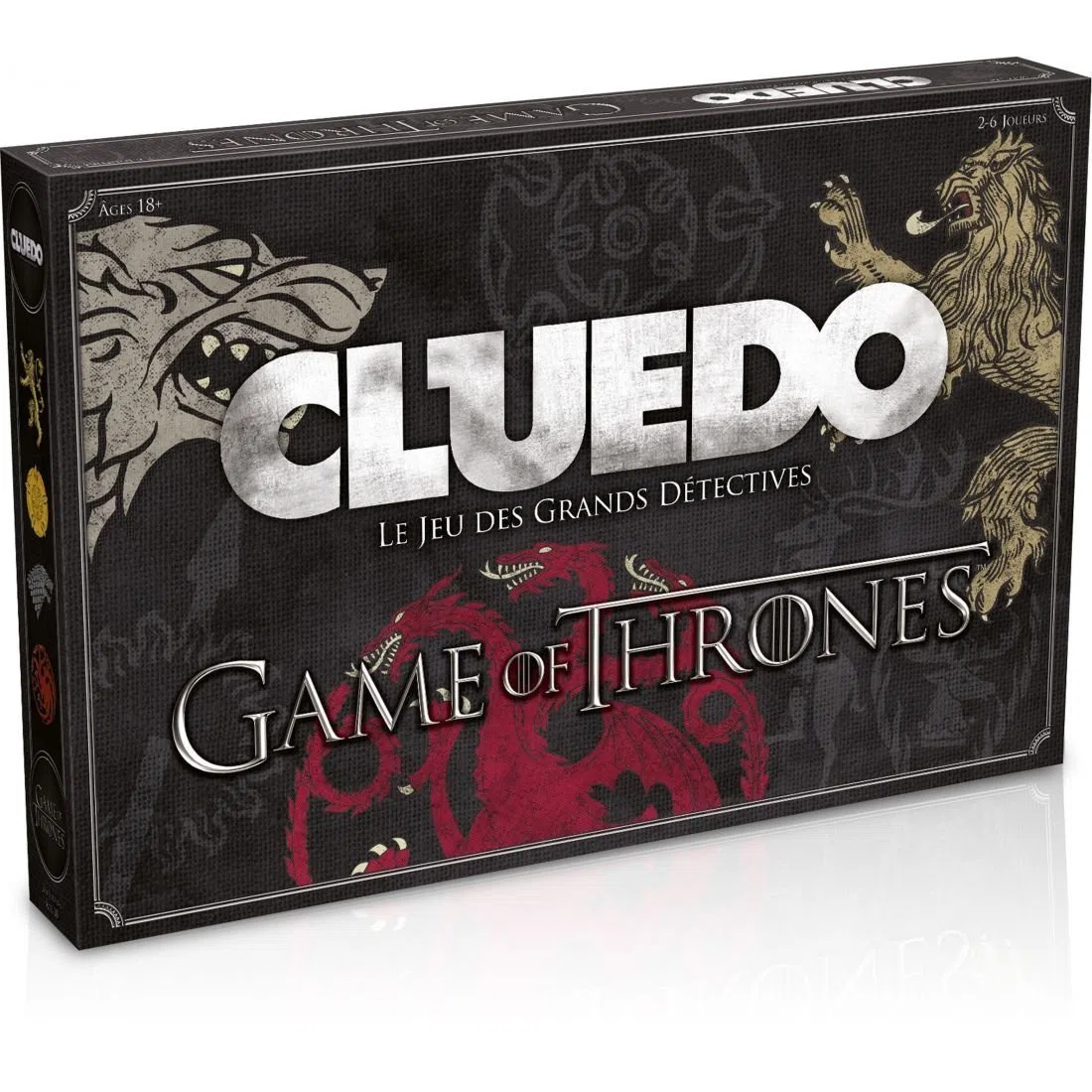 Winning Moves - Cluedo Game of Thrones - Jeu de société - Jeu de Plateau - A partir de 18 ans - 2 à 6 joueurs - Version Française