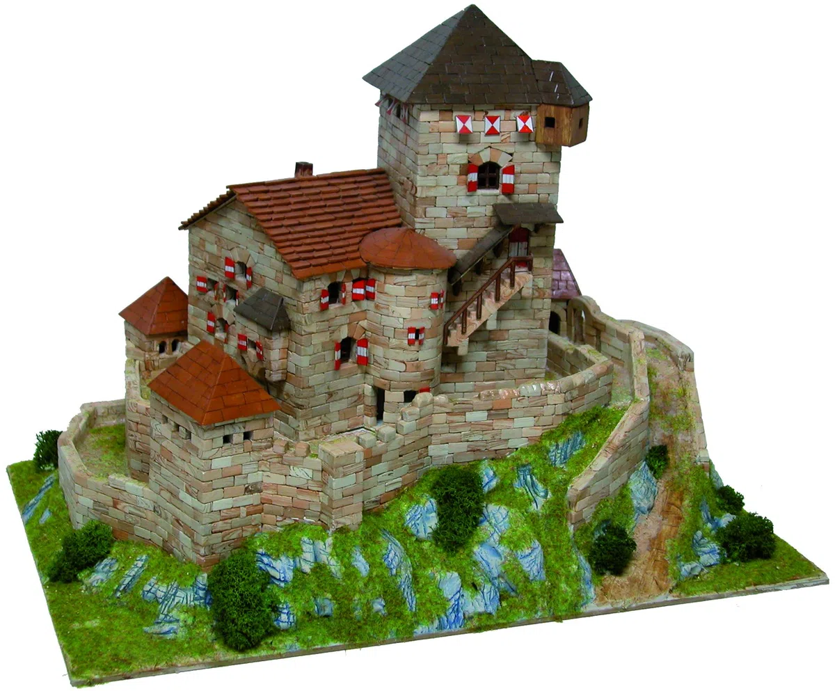 Aedes Ars- Italie Aedes Burg Branzoll Kit Maquette 33 x 28,5 x 5,5 cm, 1054, Multicolore, Moyen