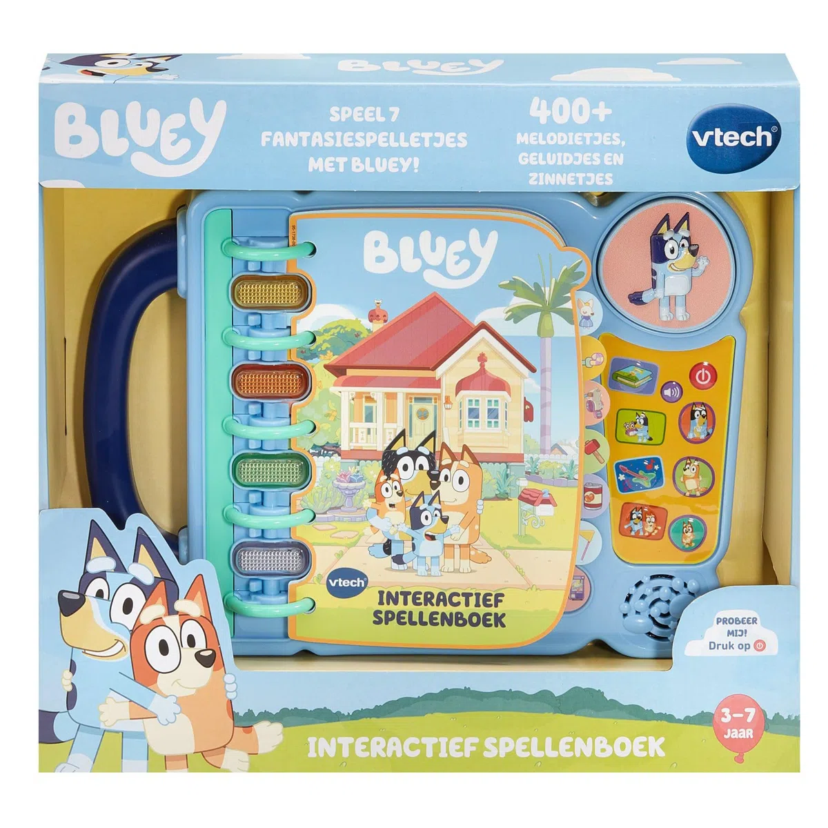 VTech Jouet de livre de jeux interactif Bluey - Jeu éducatif à partir de 3 ans