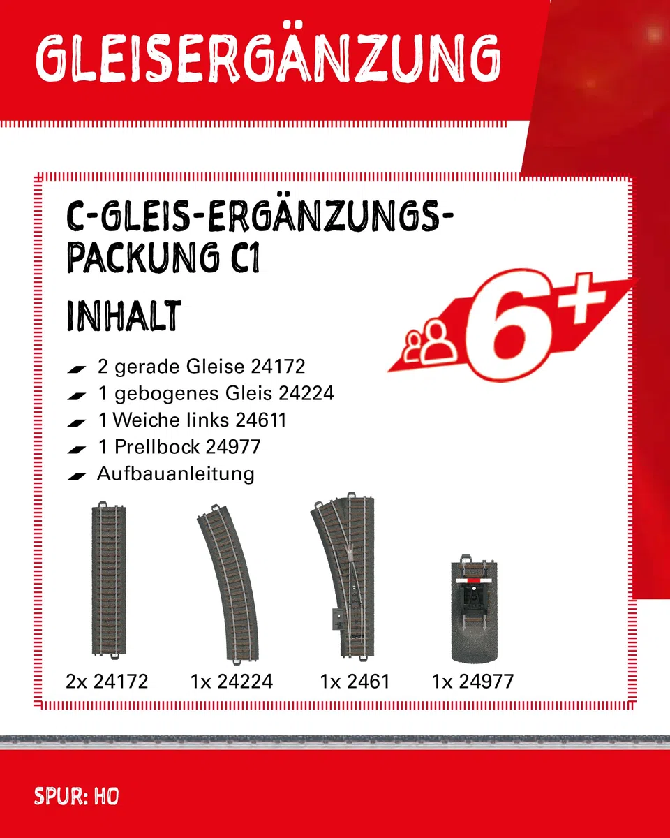 Coffret de complément H0 Märklin Start up 24900 1 Set