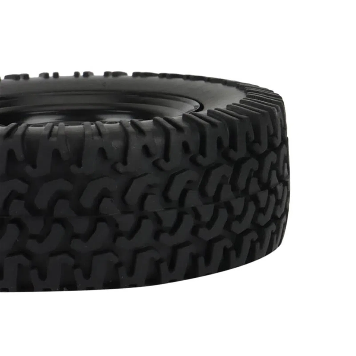 RC Pneus Jante Compatible avec Axial Jr 90069 D90 TF2 pour Tamiya CC01 LC70 pour MST 1/10 RC Crawler Car Lot De 4 Pneus De Jante De Roue À pour Talon en Métal 1,55
