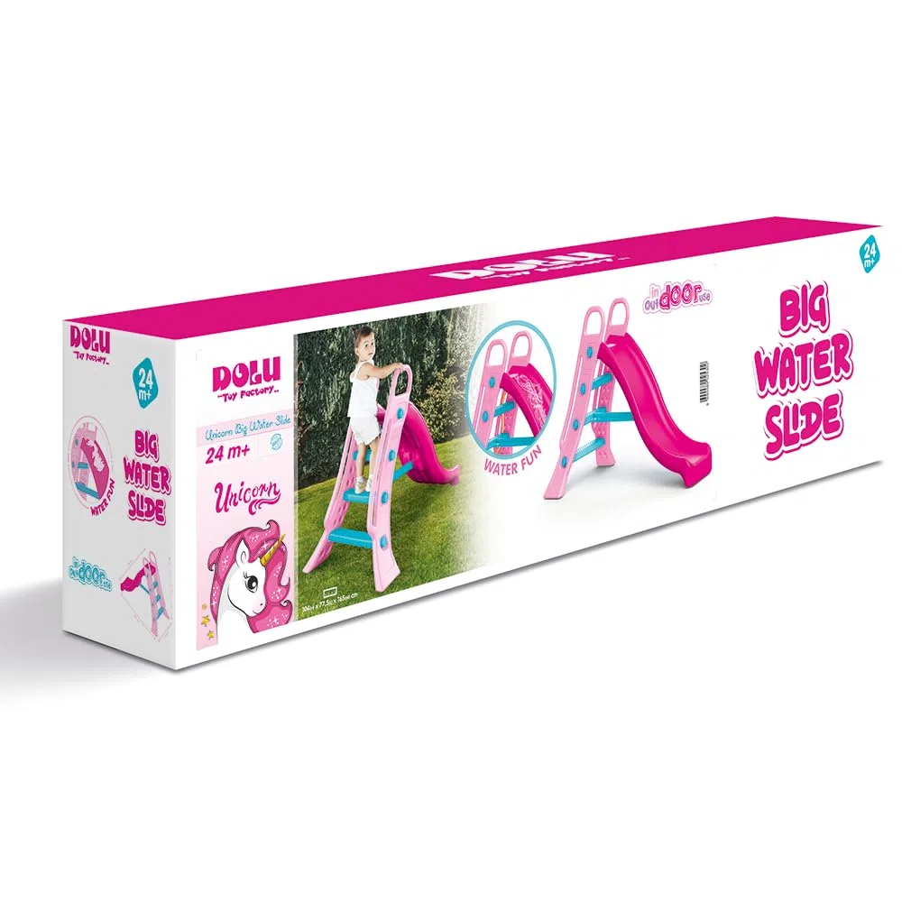 Dolu Glijbaan Groot Eenhoorn Roze