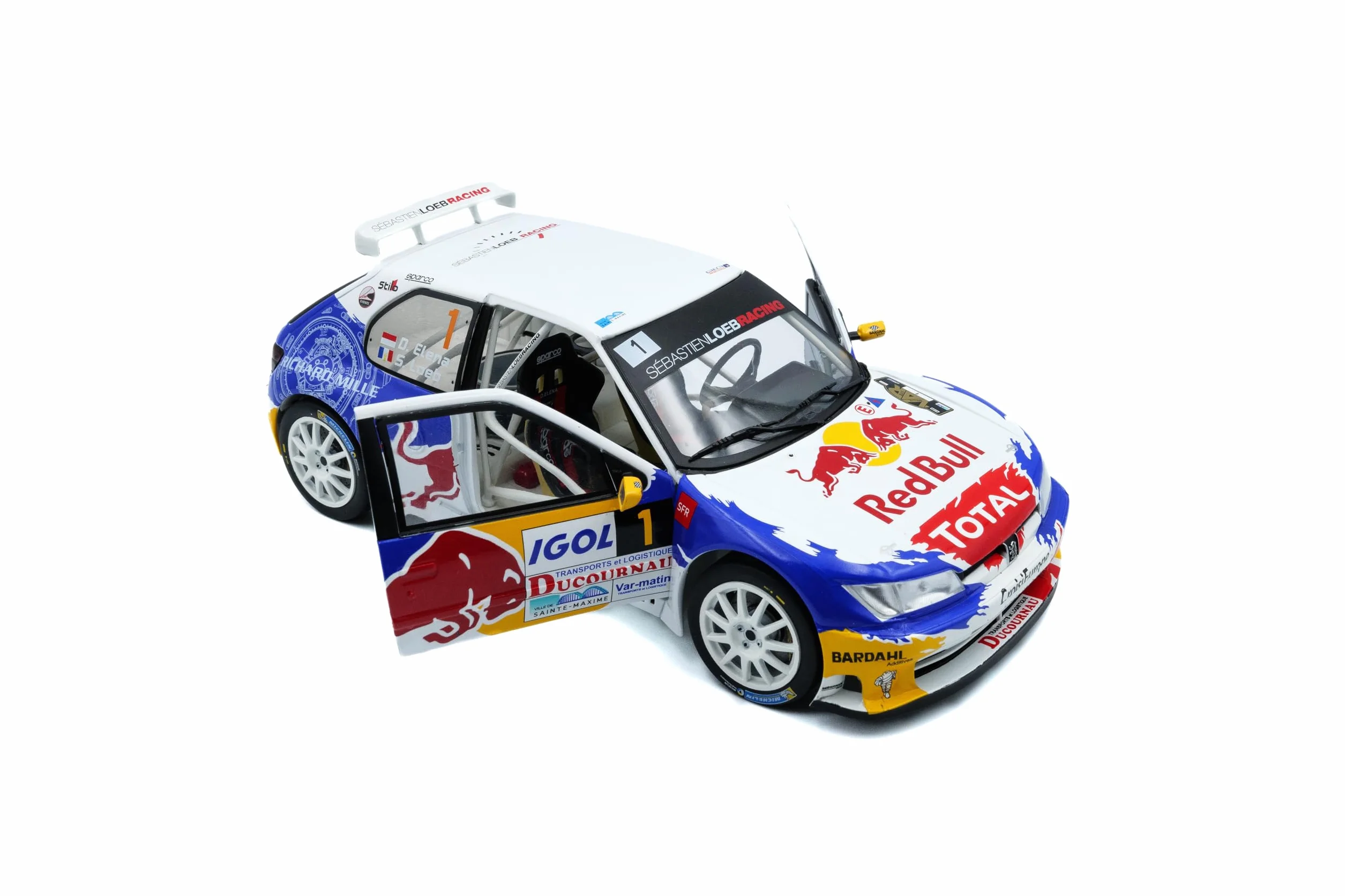 1:18 Peugeot 306 Maxi White #1 Rally du VAR 2017