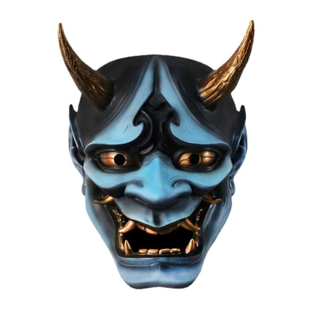 Masque Hannya Japonais, Masque Fantôme D'horreur D'horreur en Résine, Masques de Démon D'horreur Japonais, pour les Accessoires de Performance de Scène Halloween