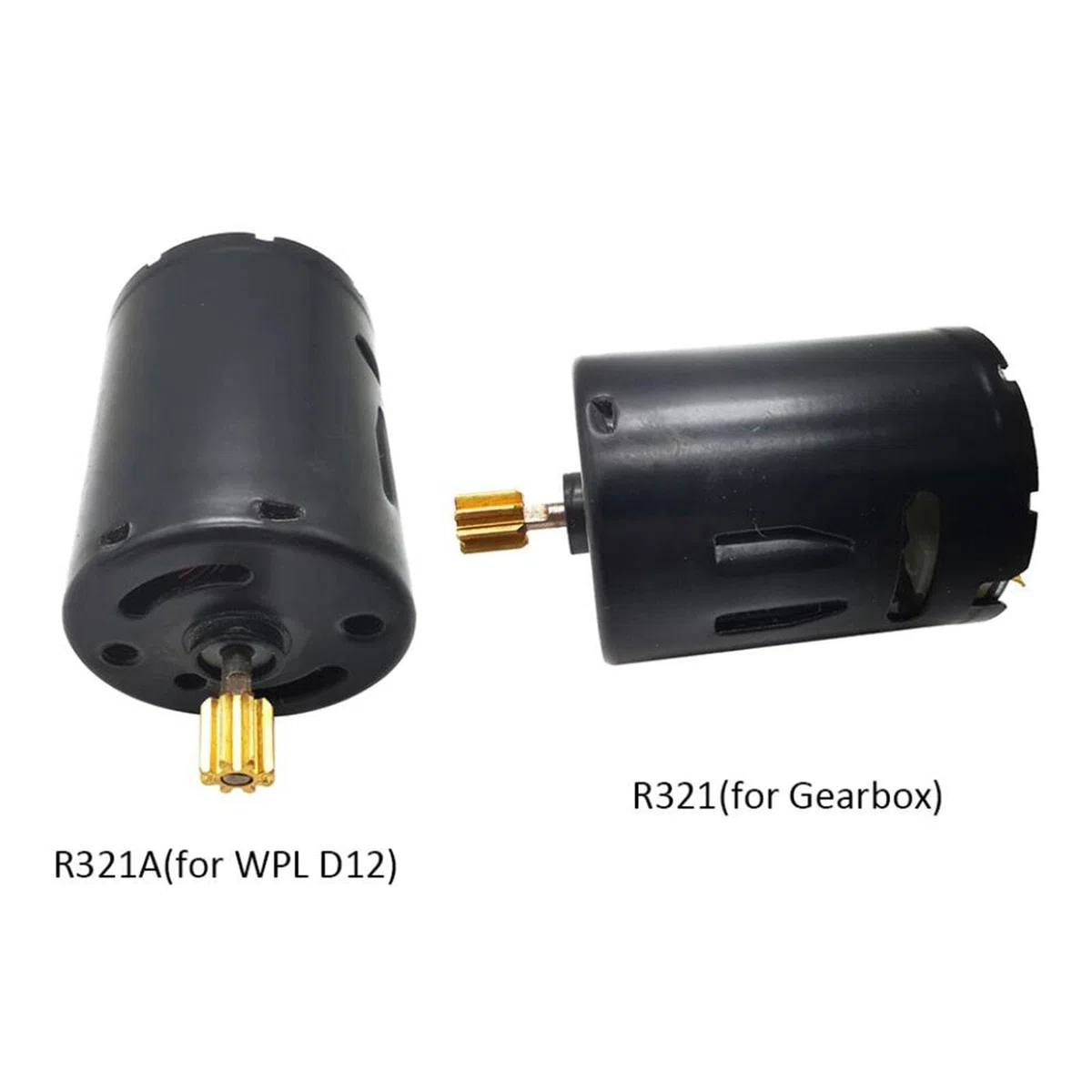 Lot de 5 pièces de moteur RC DC6 V 52000 tr/min 370 haute vitesse pour boîte de vitesses WPL D12, 1 x 3,4 cm