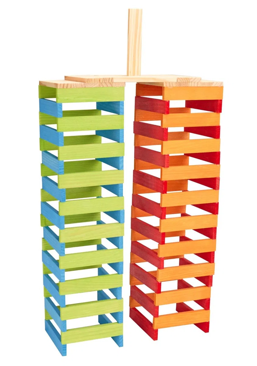 Jeujura - Tecap Color - 500 Pieces - Jeux de Construction- Jeu de planchettes - Pour faire un maximum de constructions - Laisser libre son imagination - Manipulation - Créativité - 8339
