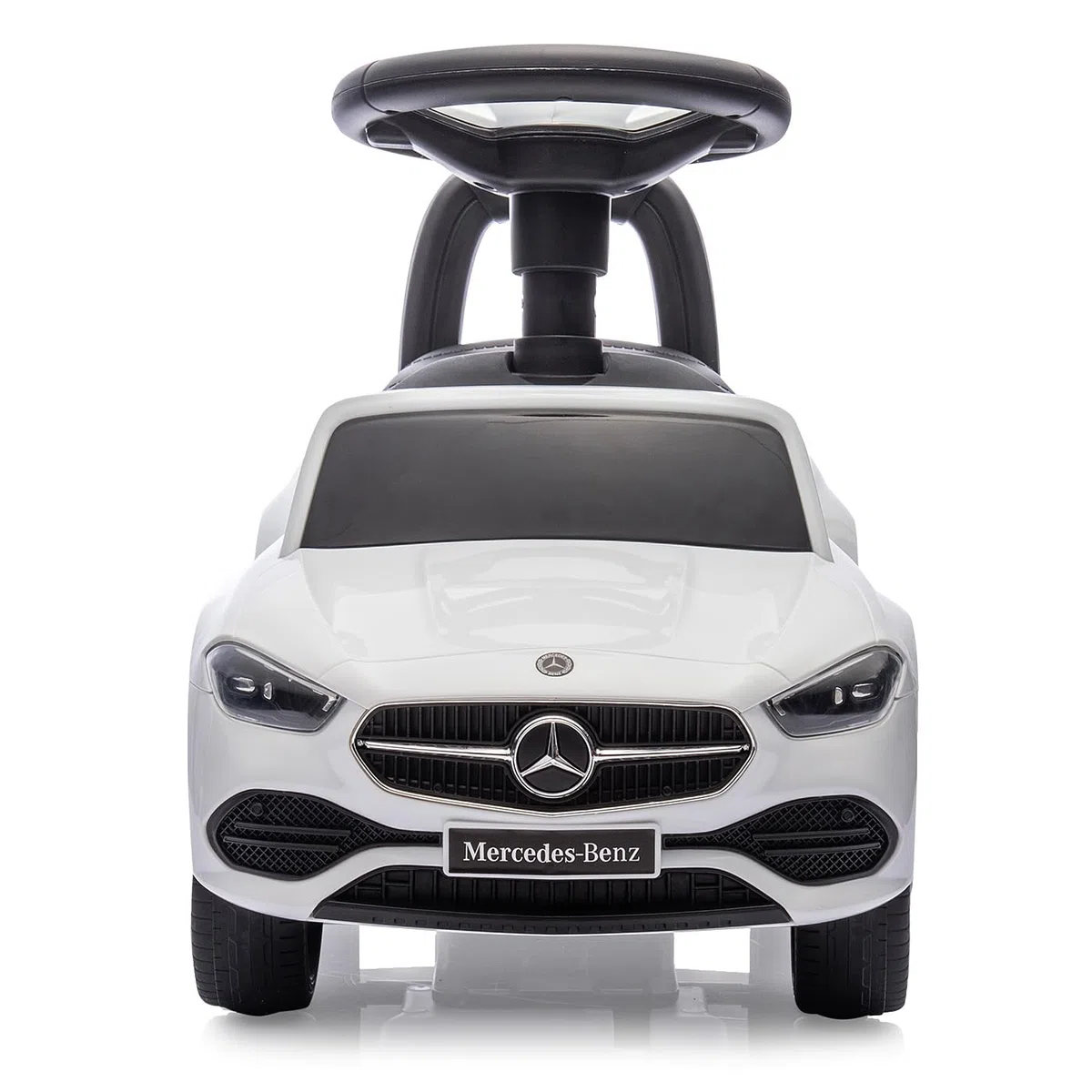 JAMARA 464030 Toboggan Mercedes-Benz Classe C – Voiture Glissante, véhicule pour Enfant intérieur et extérieur, Jouet de Voiture, Cadeau pour Enfants, Protection Anti-basculement, Coffre, klaxon
